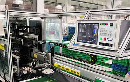 直流無刷電機定子自動化檢測應用現(xiàn)場