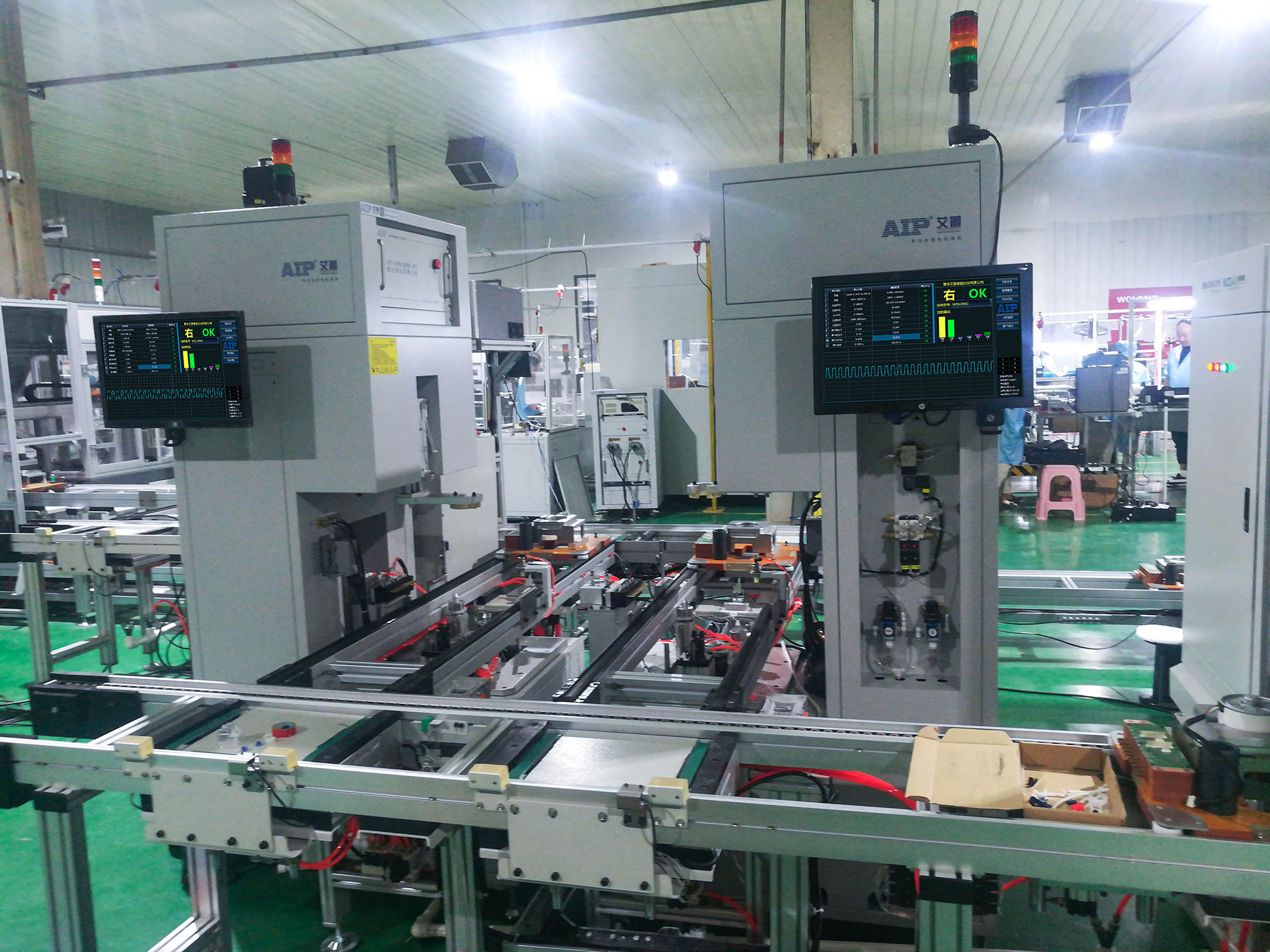 艾普智能--空調(diào)風扇無刷電機加載應用現(xiàn)場