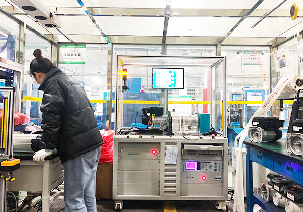 水泵無刷電機加載測試系統(tǒng)應用現(xiàn)場