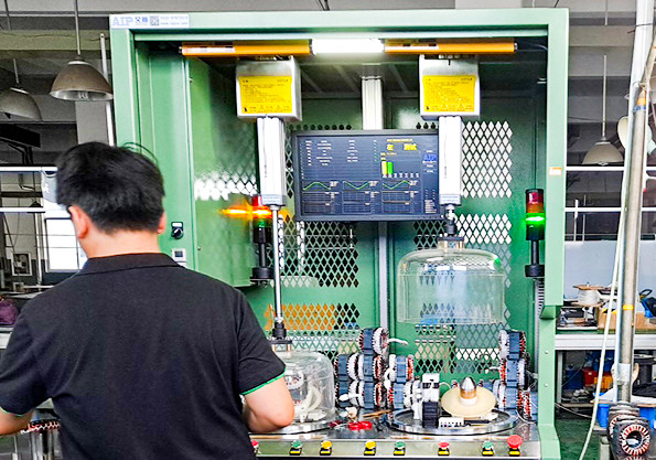 壓縮機電機定子真空測試系統(tǒng)應(yīng)用現(xiàn)場