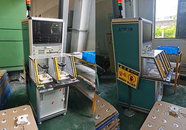 空調(diào)風(fēng)扇無刷電機定子測試系統(tǒng)應(yīng)用現(xiàn)場