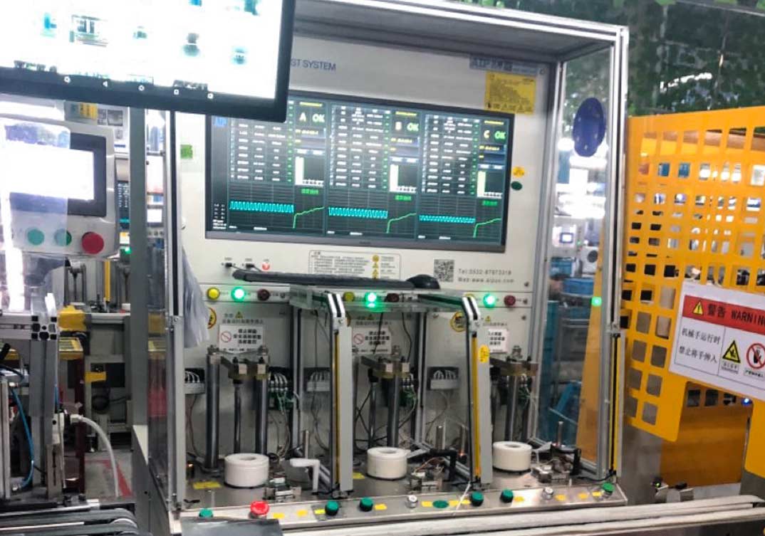 直流無刷電機檢測系統(tǒng)應(yīng)用現(xiàn)場