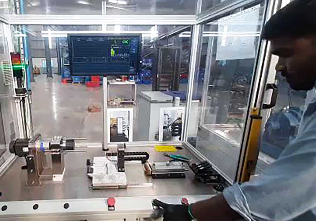 輪轂電機測試設(shè)備應(yīng)用現(xiàn)場