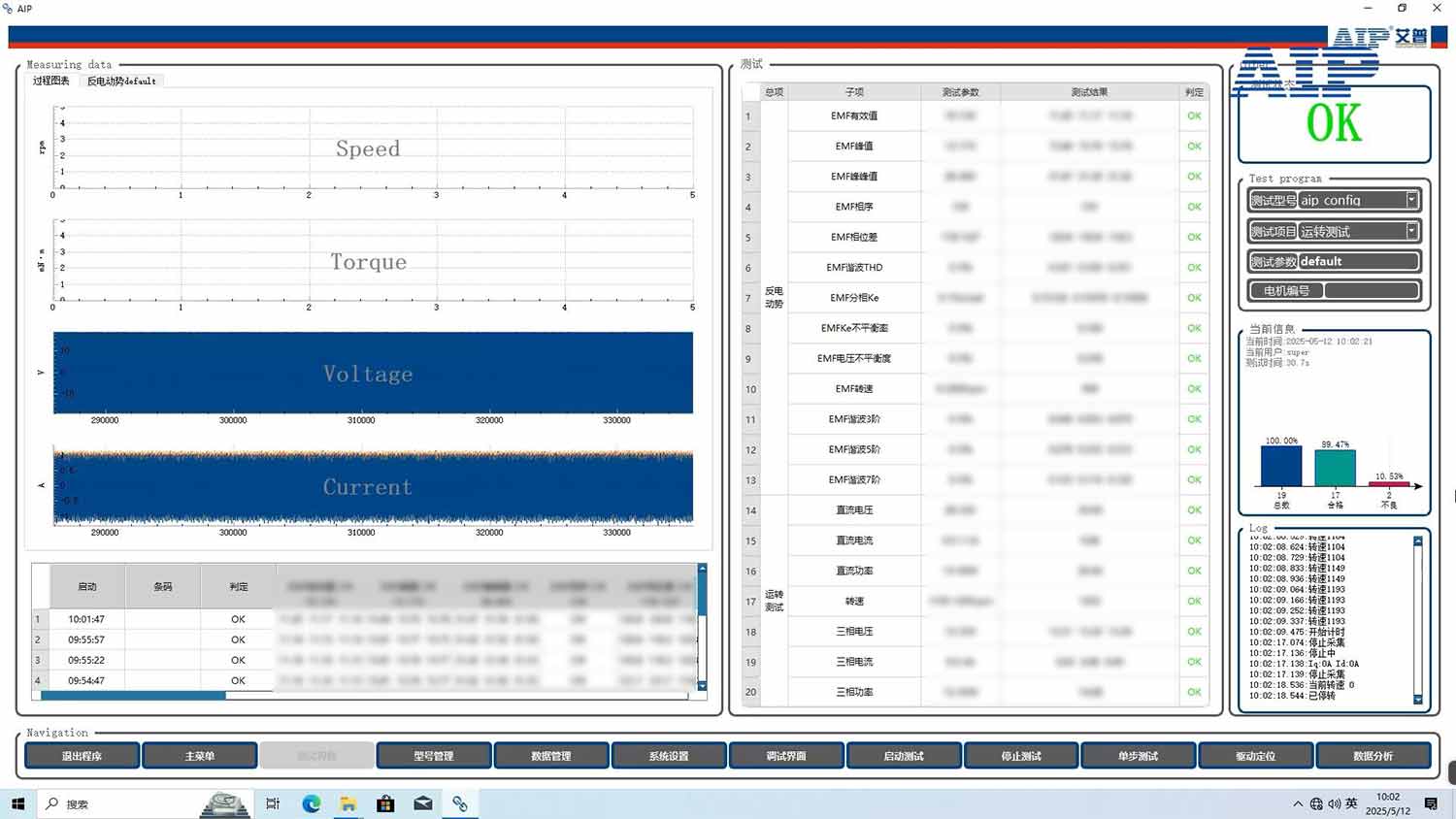 無(wú)框力矩電機(jī)測(cè)試特點(diǎn)—AIP艾普